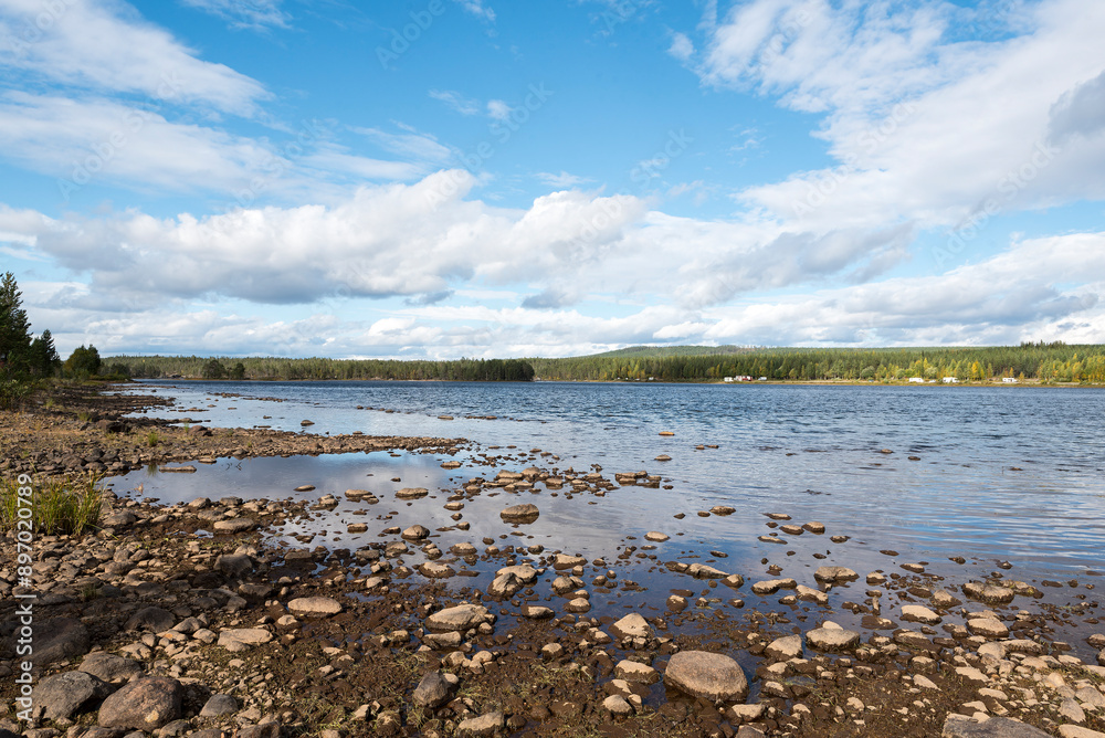 Piteälven in Schweden im Herbst Piteälven in Schweden im Herbst