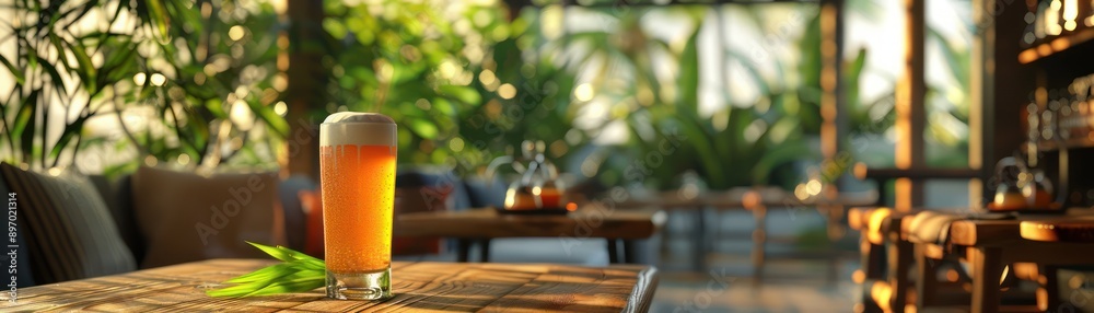 Relaxing Outdoor Cafe Setting with a Refreshing Beverage, Casual Offering of a Drink in a Tranquil Atmosphere, Enjoy the Perfect Drink on a Sunny Day, Sip and Savor the Moment Relaxing Outdoor Cafe Setting with a Refreshing Beverage, Casual Offering of a Drink in a Tranquil Atmosphere, Enjoy the Perfect Drink on a Sunny Day, Sip and Savor the Moment