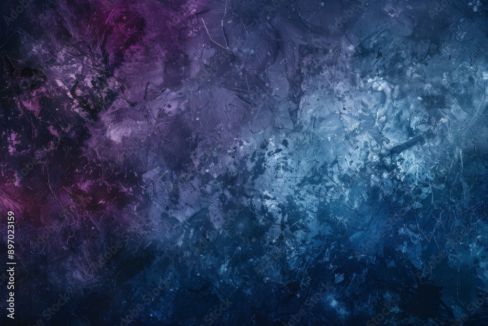 Fototapeta premium Dark Blue and Purple Texture Creates a Moody Backdrop. Concept