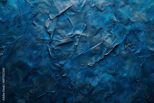 Deep Blue Texture: A Study in Abstract Background Concept photo