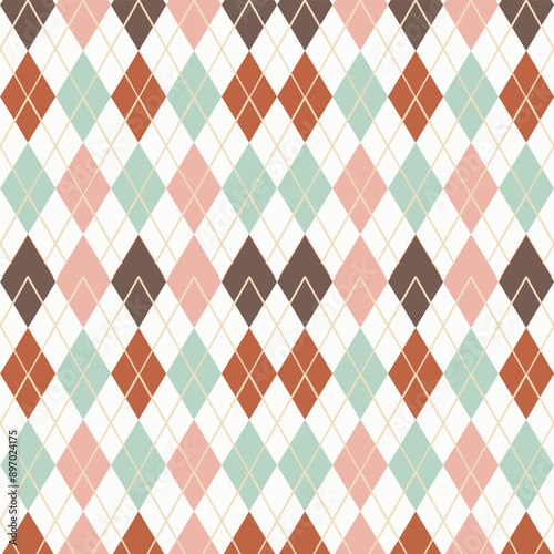 seamless pattern with plaid