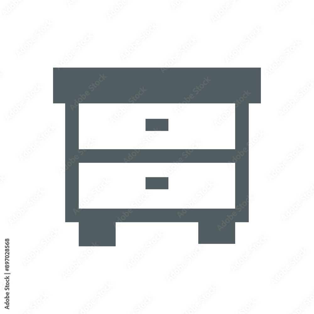 chest of drawers furniture icon chest of drawers furniture icon