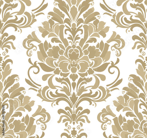 A seamless pattern of abstract on a white background