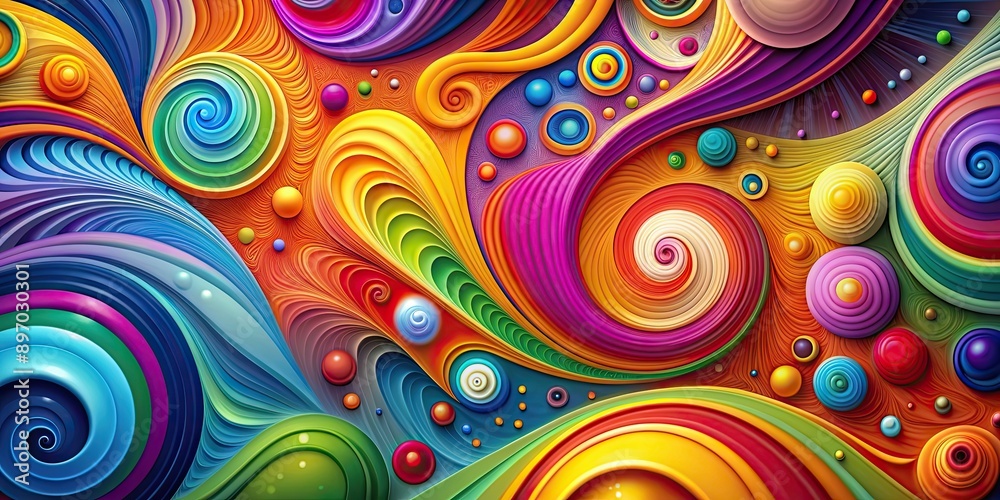 Colorful abstract wallpaper with vibrant swirls and geometric shapes, abstract, background, design, digital, pattern Colorful abstract wallpaper with vibrant swirls and geometric shapes, abstract, background, design, digital, pattern