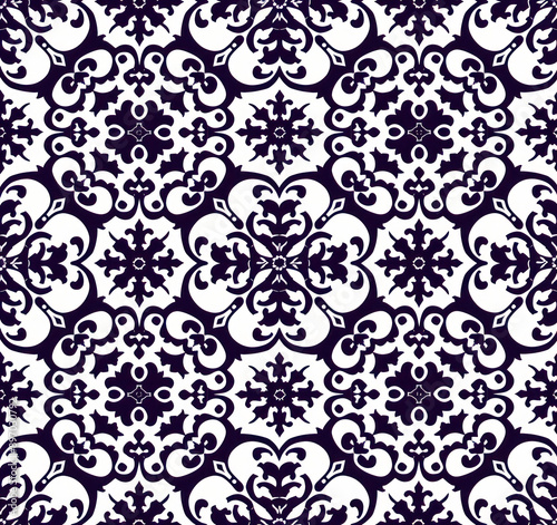 A seamless pattern of abstract on a white background