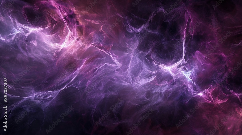 Abstract Cosmic Nebula with Purple and Pink Hues Abstract Cosmic Nebula with Purple and Pink Hues