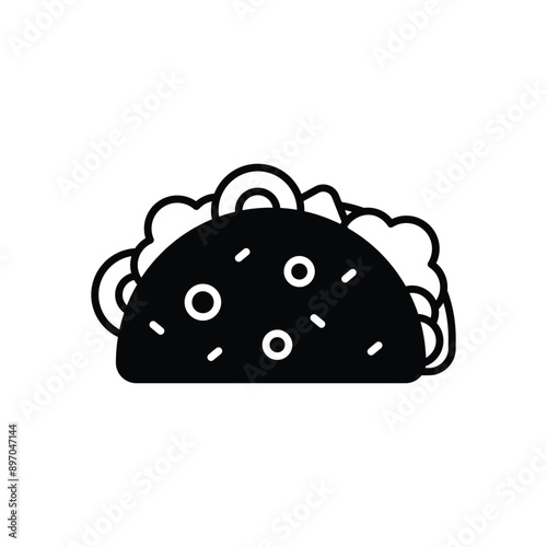 Taco vector icon