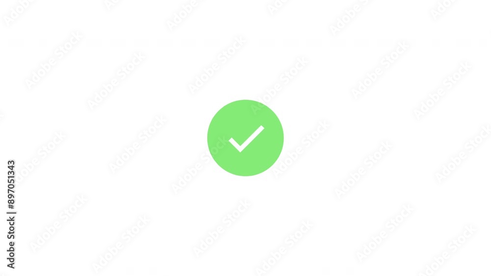 check icon animation .4K motion animation. check icon animation .4K motion animation.