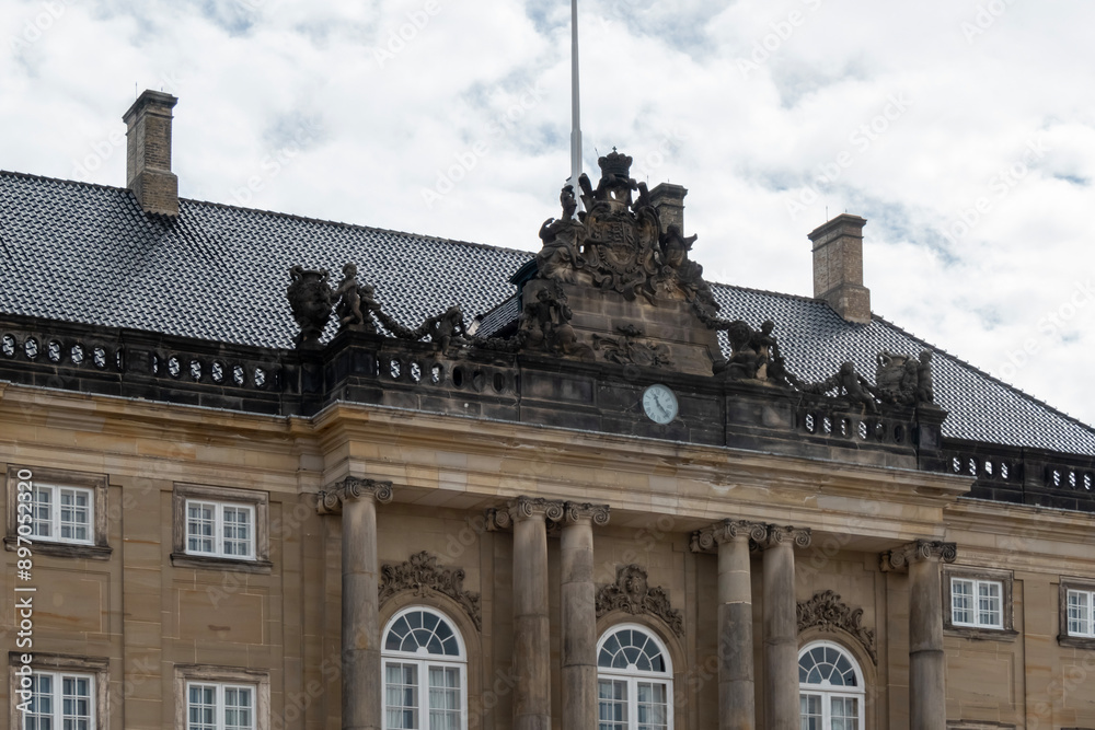 Obraz premium Photographs taken from different angles on the streets of Copenhagen the capital of Denmark churches, panoramic views of the city buildings and statues