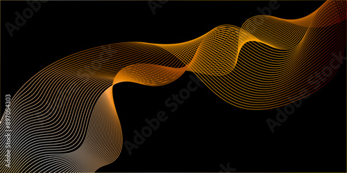 abstract modern and curved futuristic line stripe pattern on white background, blend wave line science and technology futuristic abstract background, White wave curve lines banner vector background.