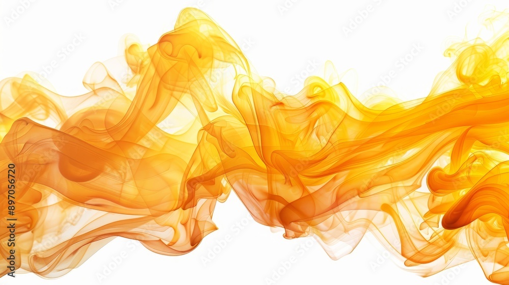 Abstract Yellow Smoke Abstract Yellow Smoke