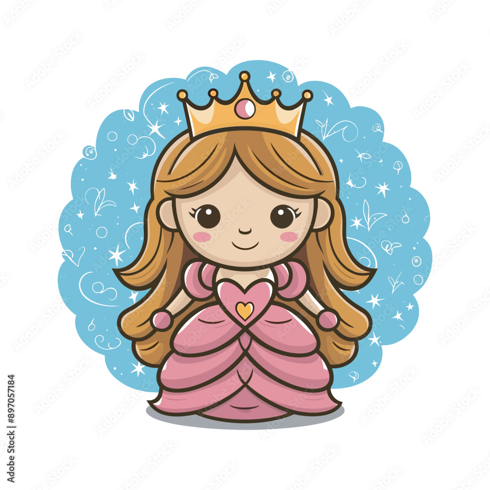 Cute Princess Vector Illustration Adorable Cartoon Princess, Cartoon Princess Drawing Adorable Princess Vector, Royal Princess Vector Cute Princess Vector Illustration Adorable Cartoon Princess, Cartoon Princess Drawing Adorable Princess Vector, Royal Princess Vector