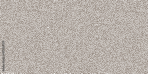 Turing pattern. Reaction-diffusion model. Chemical bases of morphogenesis. Natural patterns. Monochrome background of natural organic forms. Reaction diffusion
