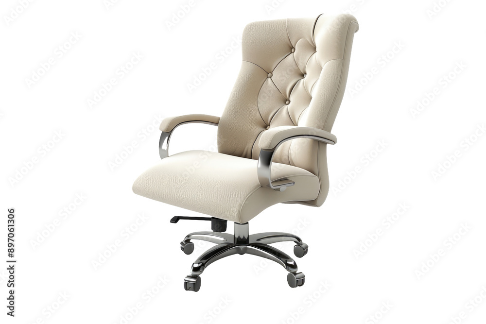 Stylish and Functional Office Chair, Isolated on White Background Stylish and Functional Office Chair, Isolated on White Background