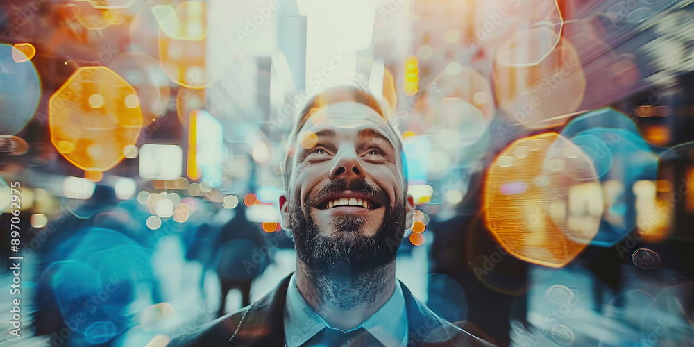 Obraz premium Inspiring Success: Sharing Stories of Employee Achievements and Growth