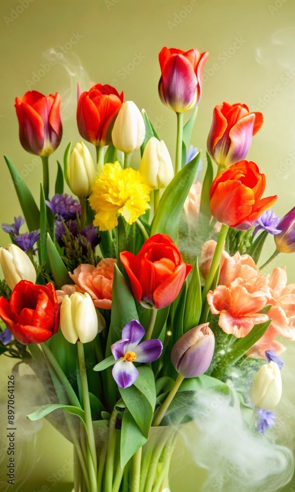 Beautiful wallpaper with flowers
Beautiful wallpaper with flowers
