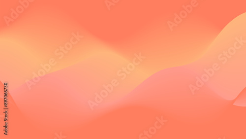 Pink sunset soft color abstract wave background. Modern design template for web cover 