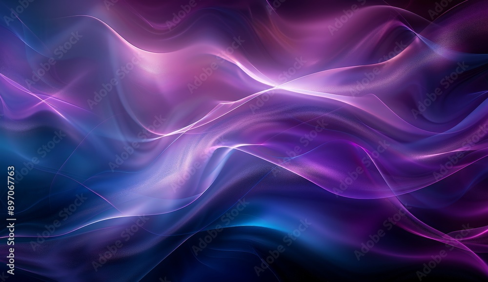 Abstract Purple and Blue Swirling Lights Background Abstract Purple and Blue Swirling Lights Background