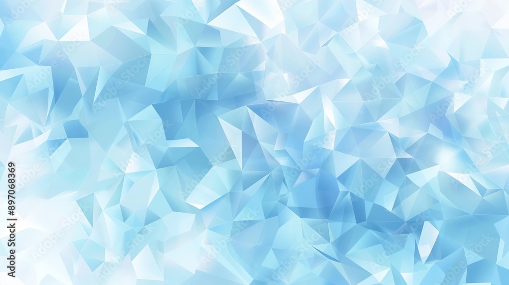 Light Blue Polygonal Triangles Background Light Blue Polygonal Triangles Background