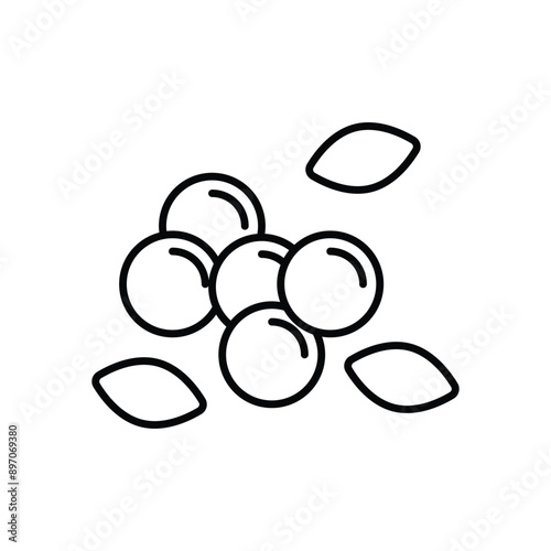 Lentils vector icon