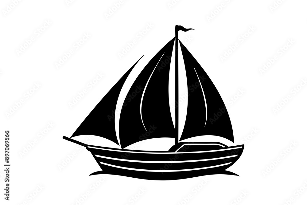 Obraz premium ship vector icon