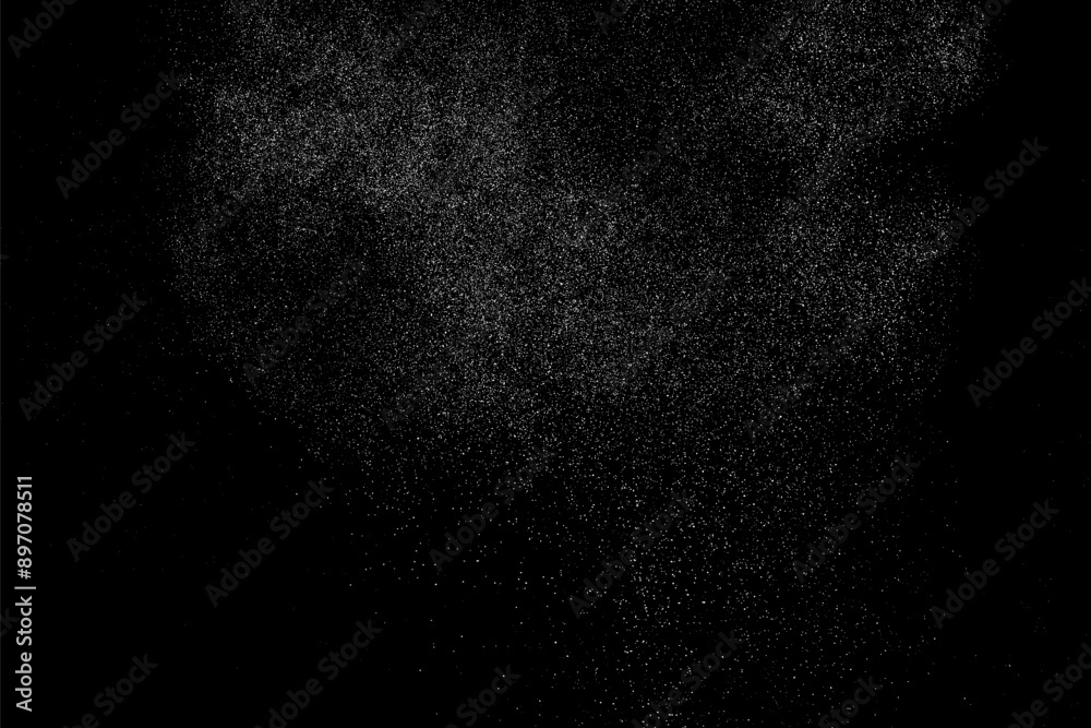Snow falling effect overlay. White snowfall isolated on black background. Snowy blizzard. Rain drops. Abstract water pattern texture. Vector illustration, EPS 10. Snow falling effect overlay. White snowfall isolated on black background. Snowy blizzard. Rain drops. Abstract water pattern texture. Vector illustration, EPS 10.
