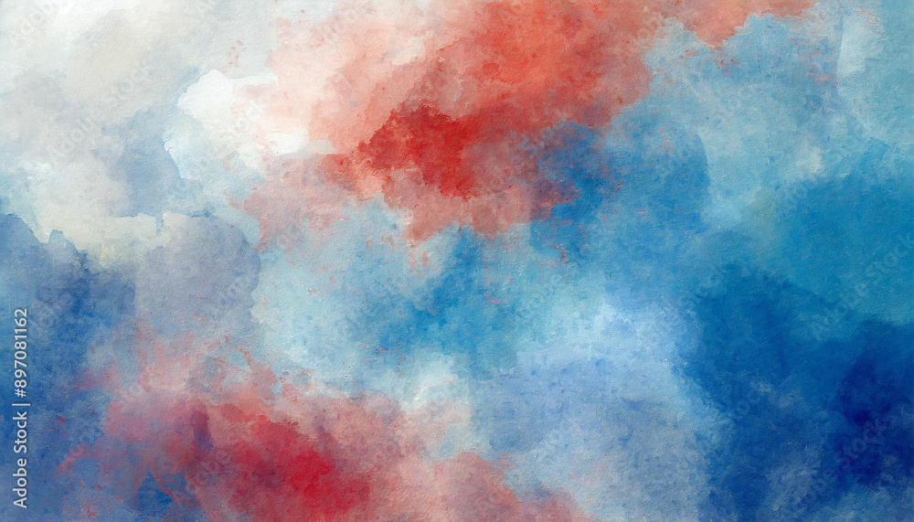 Dynamic Abstract Watercolor with Vivid Red, White, and Blue Splashes, Patriotic Themes Background for USA President Election and Voting Vote Dynamic Abstract Watercolor with Vivid Red, White, and Blue Splashes, Patriotic Themes Background for USA President Election and Voting Vote