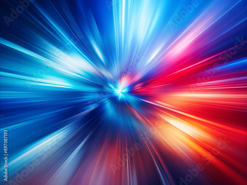 abstract background  Abstract Background blue red color with Blurred Image is a visually appealing design asset for use in advertisements  websites  or social media posts to add a modern touch to the 