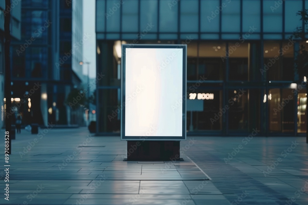 display blank clean screen or signboard mockup for offers or advertisement in public area display blank clean screen or signboard mockup for offers or advertisement in public area