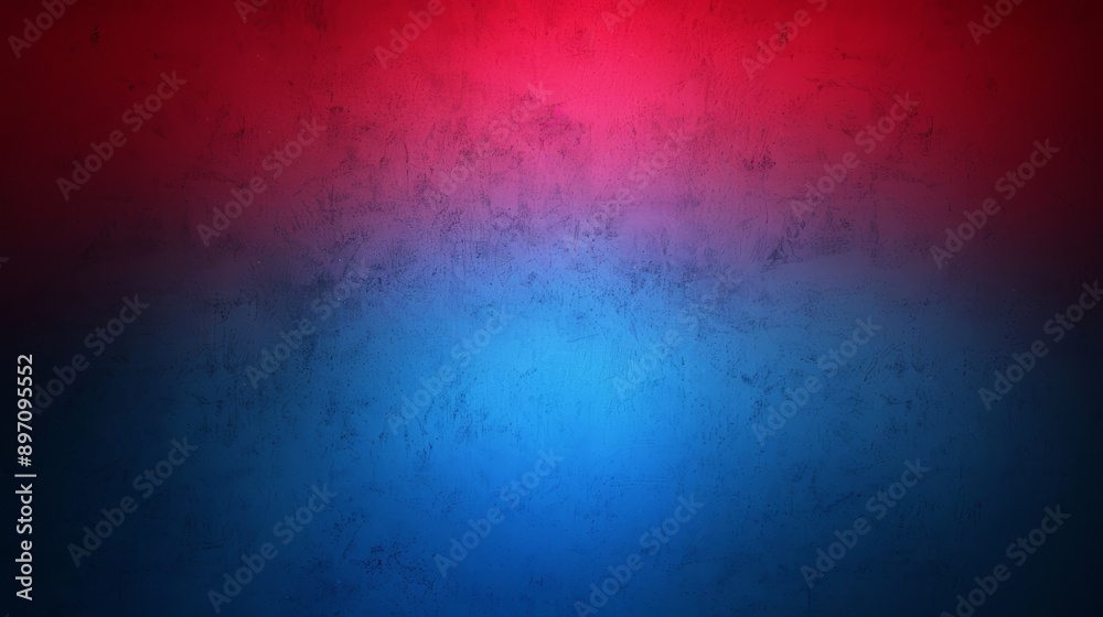 Obraz premium Blue and red gradients create a unique texture effect in graphic design