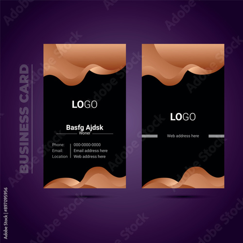 Luxury and Corporate Business Card Design Template.