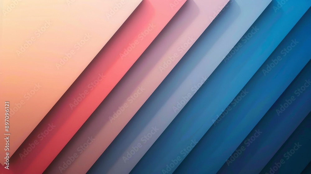 Obraz premium Blue and red gradients create a unique texture effect in graphic design