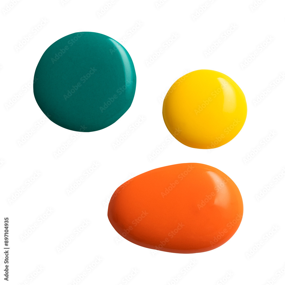 Colorful circle blob png element Colorful circle blob png element