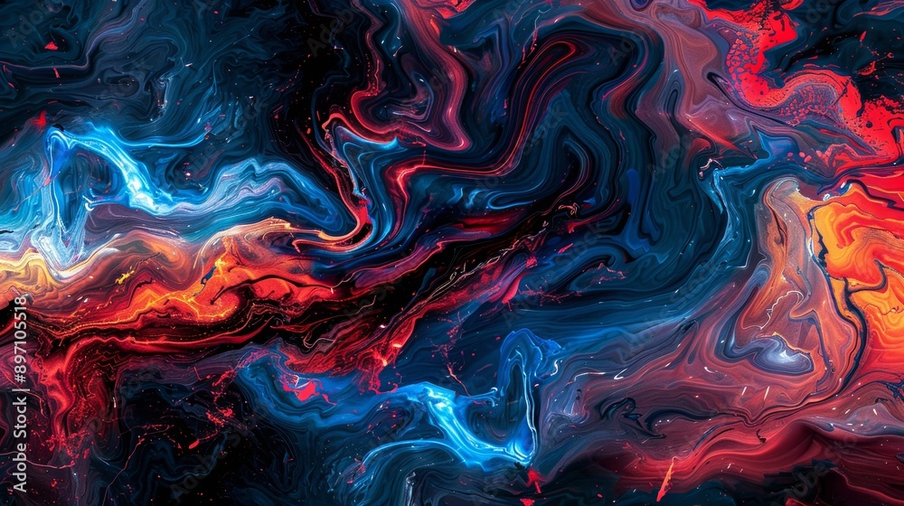 Abstract liquid marble background with vibrant swirling colors, creating a mesmerizing pattern. Ideal for artistic projects Abstract liquid marble background with vibrant swirling colors, creating a mesmerizing pattern. Ideal for artistic projects