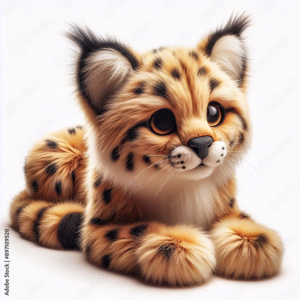 Cute plush animal illustration Cute plush animal illustration