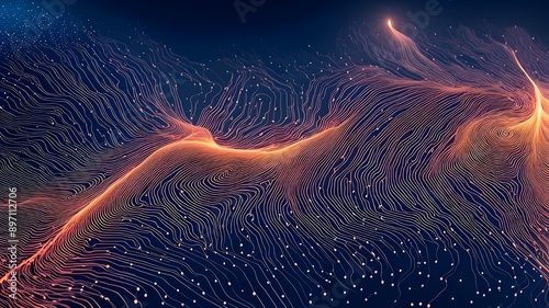 Fiber Optic, Network Connections, Circuit Board, Background, Backdrop