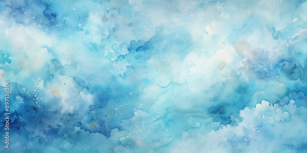 Softly blended watercolor background in calming shades of blue, with gentle texture and delicate, abstract brushstrokes, evoking a sense of serenity and tranquility. Softly blended watercolor background in calming shades of blue, with gentle texture and delicate, abstract brushstrokes, evoking a sense of serenity and tranquility.