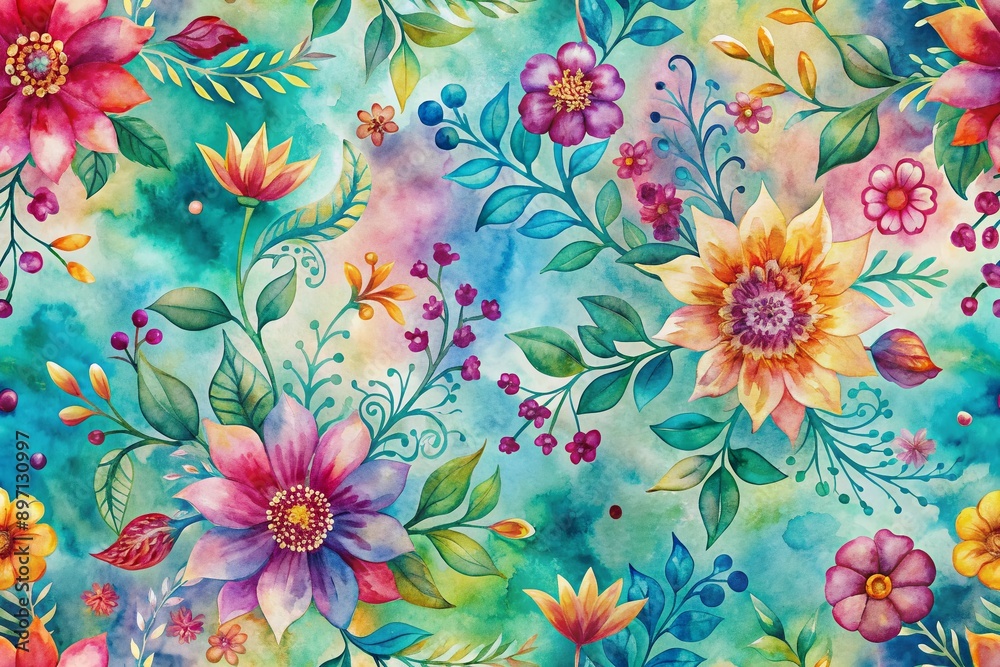 Vibrant batik design with watercolor-inspired soft blended edges and subtle texture creates a dreamy, ethereal background for adding a touch of whimsy to designs. Vibrant batik design with watercolor-inspired soft blended edges and subtle texture creates a dreamy, ethereal background for adding a touch of whimsy to designs.