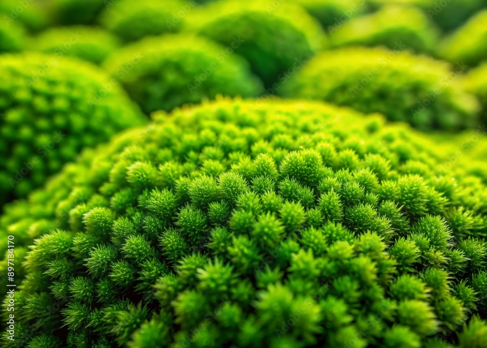 Vibrant green moss texture background from above, featuring a realistic macro shot, perfect for modern eco-friendly decor, symbolizing sustainability and ideal for wallpaper or texture use. Vibrant green moss texture background from above, featuring a realistic macro shot, perfect for modern eco-friendly decor, symbolizing sustainability and ideal for wallpaper or texture use.