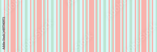 Pastel texture pattern lines, open vector stripe background. Blanket fabric seamless vertical textile in light and red colors.