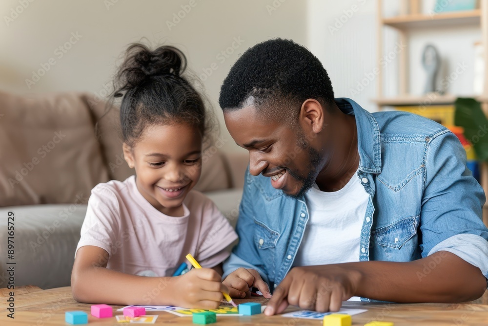 Engaging Homeschool Vocabulary Lesson: Parent and Child Practice Spelling Words Together Engaging Homeschool Vocabulary Lesson: Parent and Child Practice Spelling Words Together