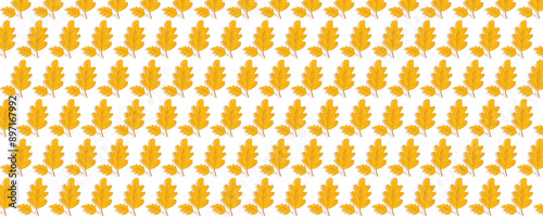 A unique seamless floral and leaf pattern design