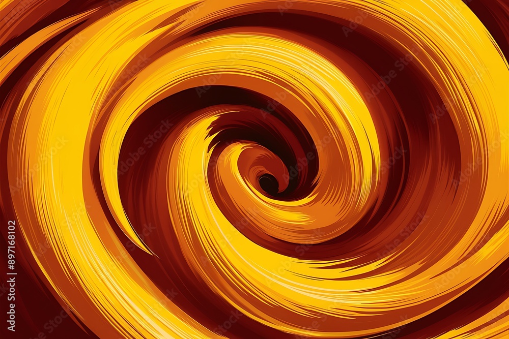 abstract illustration featuring a vibrant yellow-orange swirl. The composition should be a close-up, full-frame view, showcasing the dynamic movement and energy of the swirling pattern abstract illustration featuring a vibrant yellow-orange swirl. The composition should be a close-up, full-frame view, showcasing the dynamic movement and energy of the swirling pattern