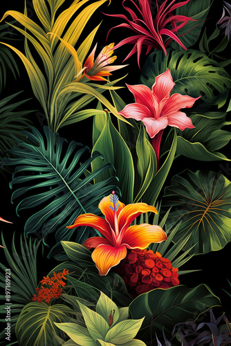 Watercolor Lotus Blossom Patterns Watercolor Garden Elegance