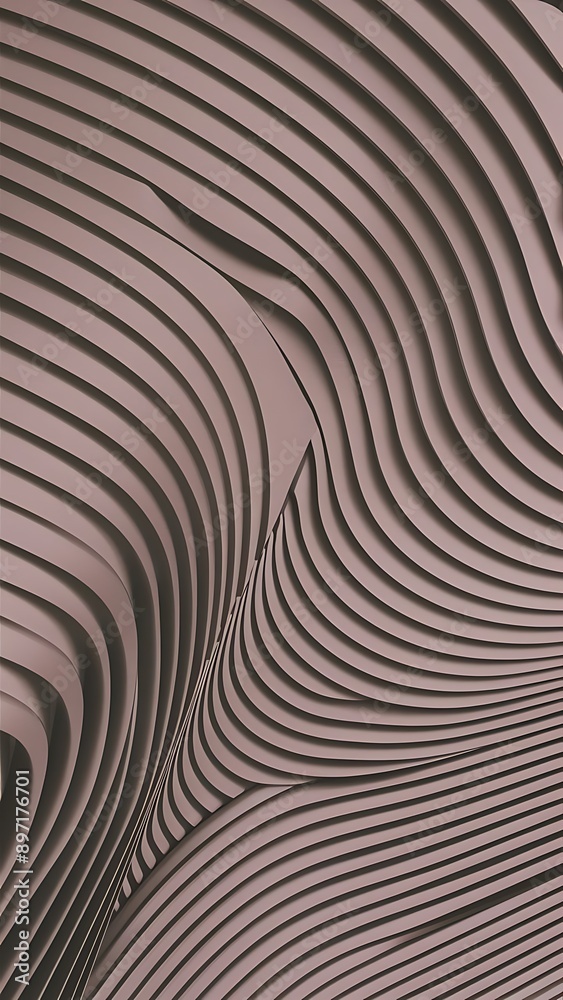 Abstract 3d rendering of smooth surface with lines. Striped modern background Abstract 3d rendering of smooth surface with lines. Striped modern background