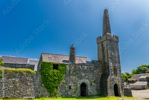 St Illtyd's Church (13th century) on Caldey Island, Wales photo