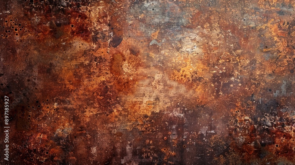 Dirty brown rust background Dirty brown rust background