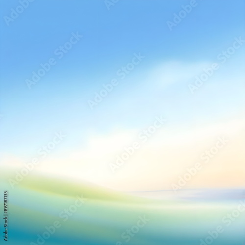 abstract backdrop with blue sky