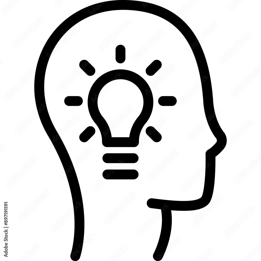Idea Light Bulb Icon Idea Light Bulb Icon