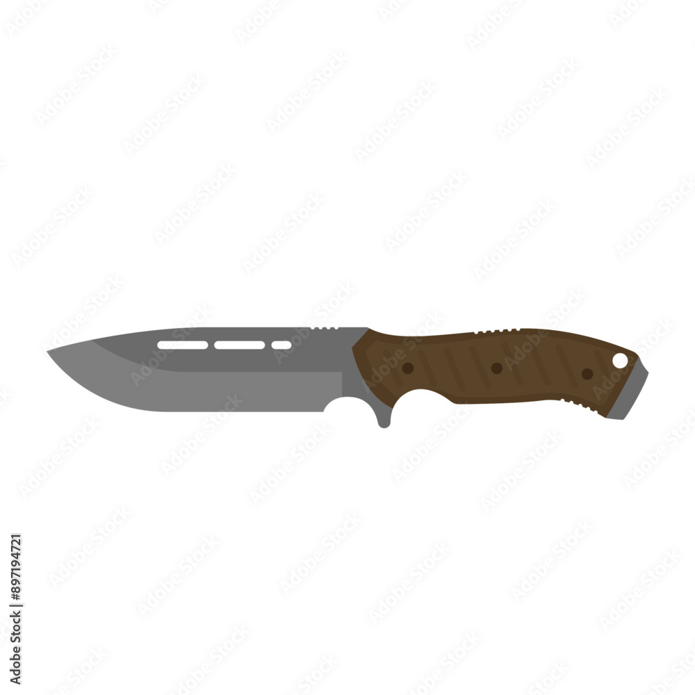 survival knife flat vector illustration clipart survival knife flat vector illustration clipart